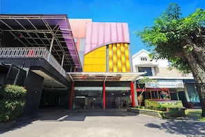 Overnatningsstedets facade