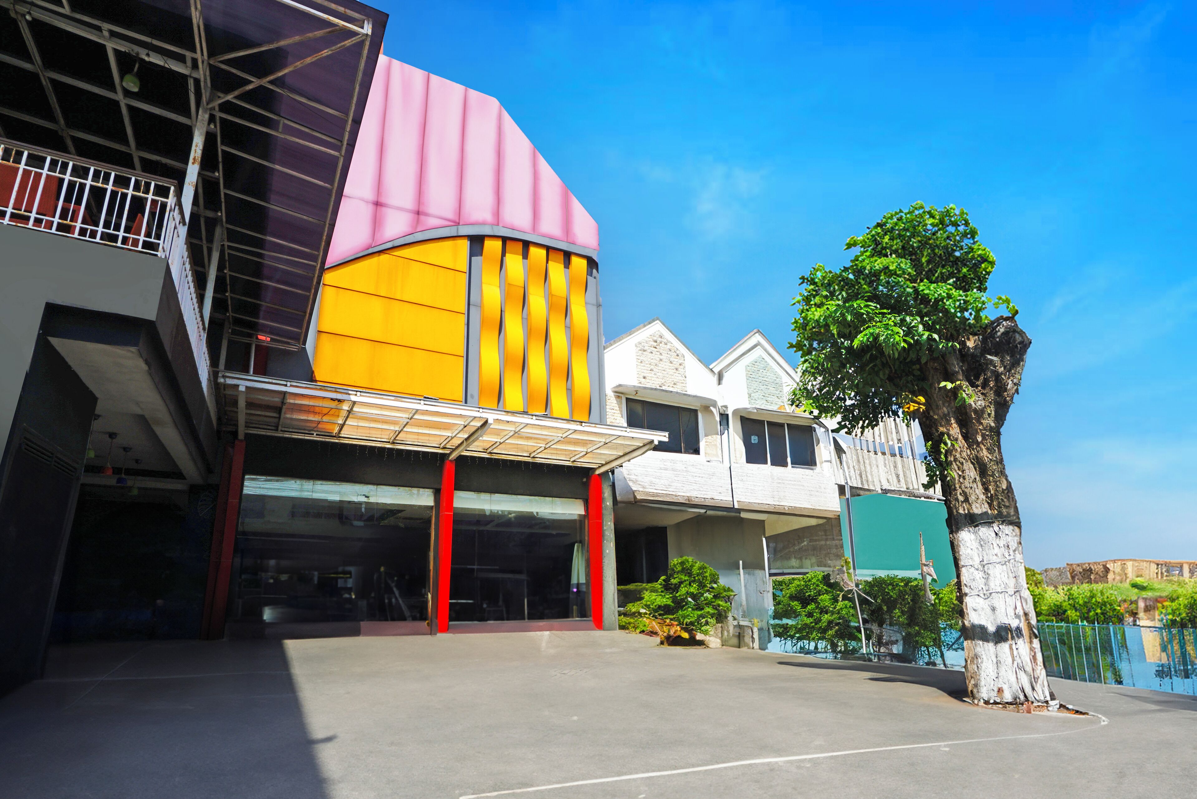 Façade de l’hébergement