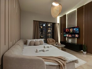 2 slaapkamers, een strijkplank/strijkijzer, wifi, beddengoed