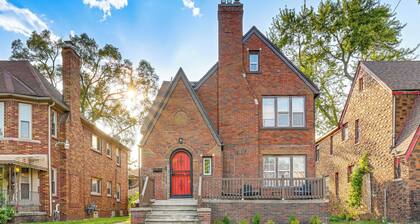 Dogs Welcome! Stylish Detroit Tudor w/ Fenced Yard