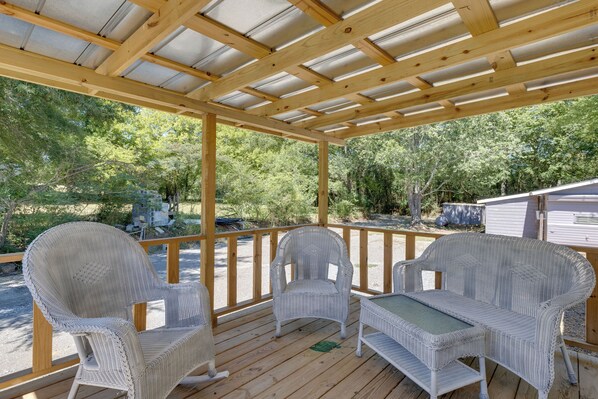 House (2 Bedrooms) | Front of property - Pets Welcome: Quiet Retreat Near Lake Guntersville (Langston)