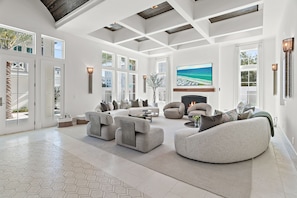 Interior - 10,000+ Sq Ft Estate w/ Beach Access, Gulf Views, Pool, Pickleball, Bar (Inlet Beach)