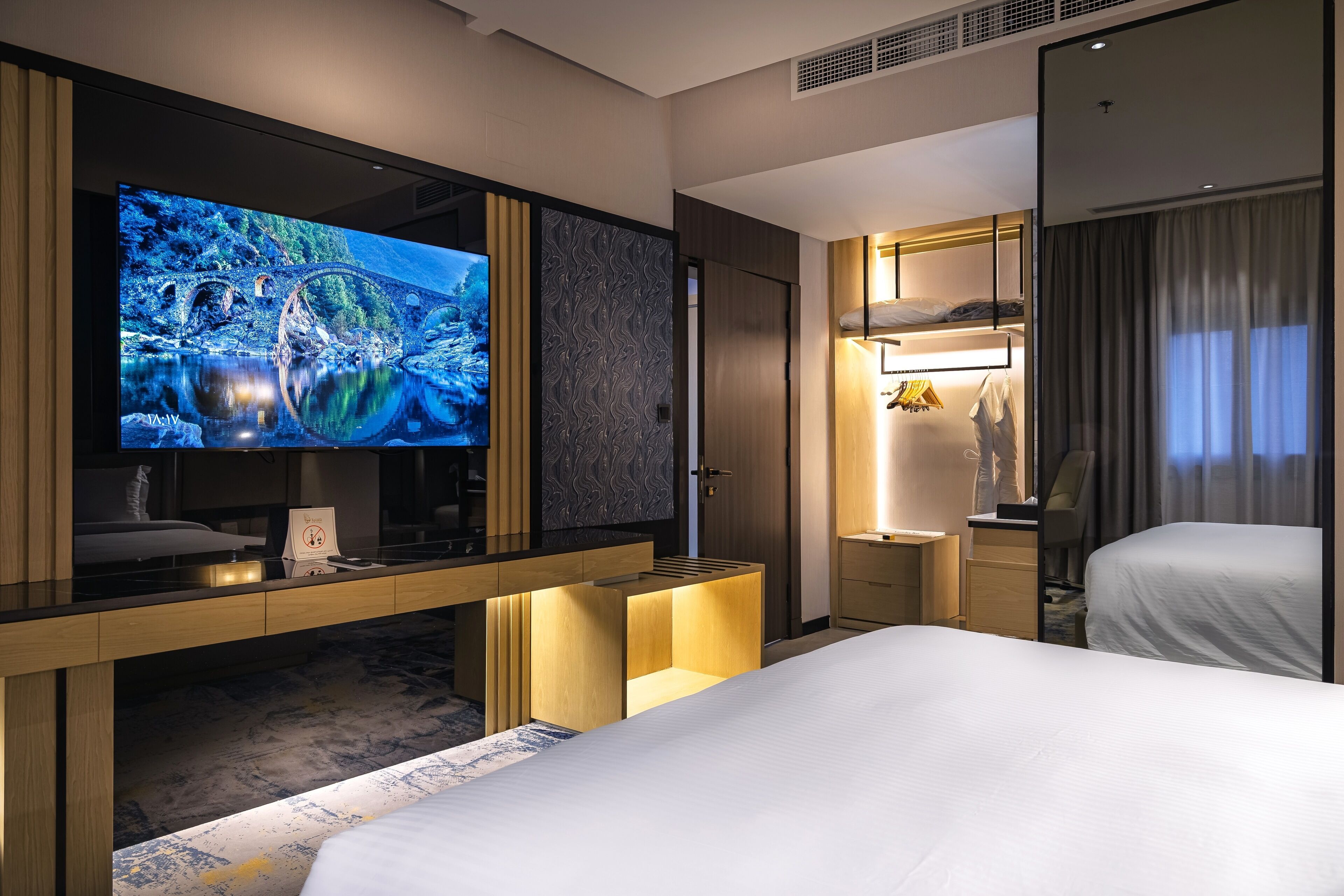 Ropa de cama de alta calidad y camas con efecto memoria 