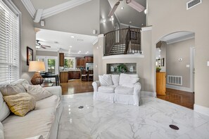 Smart TV, video games, video library, offices