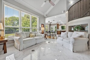 Smart TV, video games, video library, offices