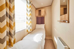 3 bedrooms, iron/ironing board, travel cot, WiFi