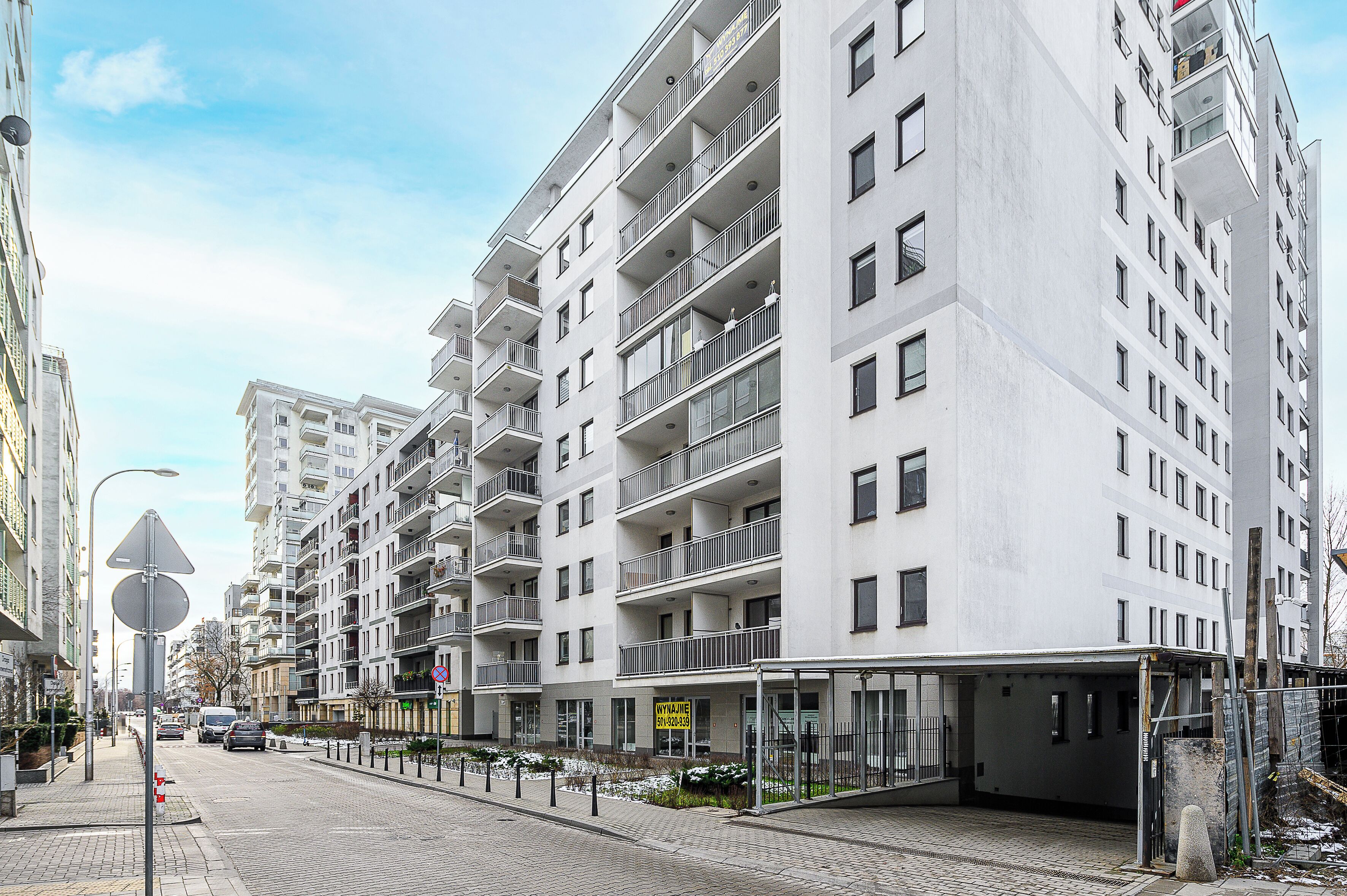 Overnatningsstedets facade