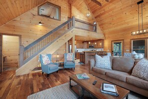 Smart TV, fireplace, video games