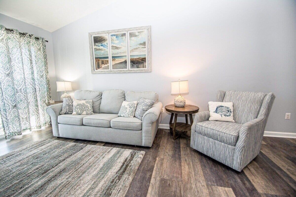 Appart'hôtel, 2 chambres | Coin séjour