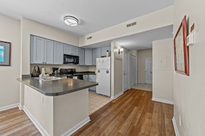 Condo, 2 Bedrooms | Private kitchen | Fridge, oven, stovetop, coffee/tea maker - Legends 4595 Unit C 2 Bedroom Condo (Myrtle Beach)