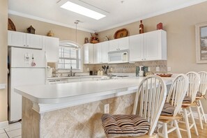 Leilighet, 2 soverom | Eget kjøkken | Kjøleskap, ovn, kaffetrakter/tekoker og brødrister