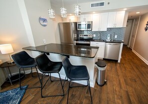 Condo, 1 Bedroom | Private kitchen | Fridge, oven, coffee/tea maker, toaster