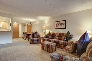 Condo, 1 Bedroom | Living area | Smart TV - Vs453 Village Square 1 Br 1 Ba 1 Bedroom Condo (Copper Mountain)