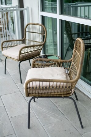 Terrace/patio - Kiss Me in NOLA! 2 BR Condo King Beds (New Orleans)