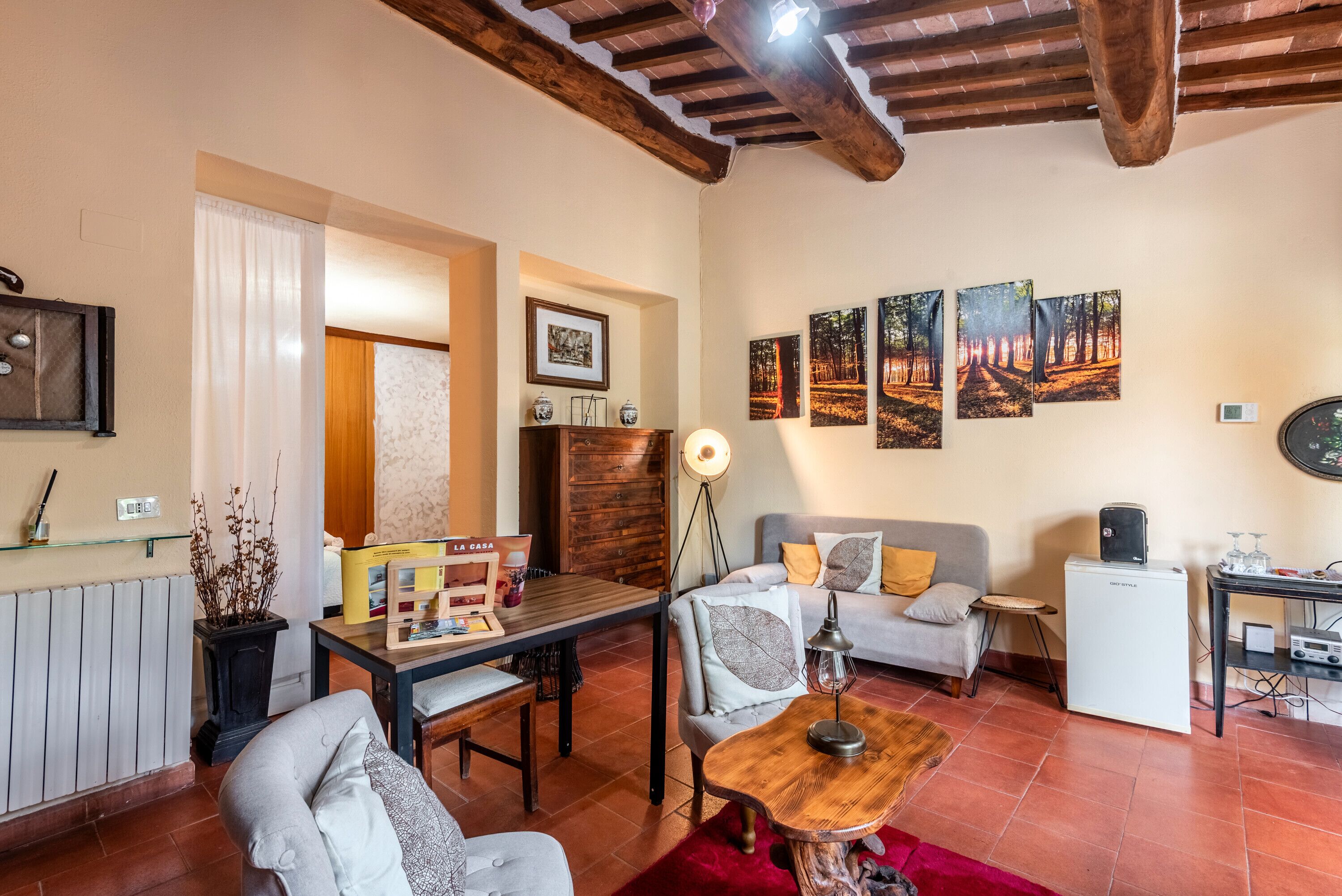 Télévision, table de tennis de table