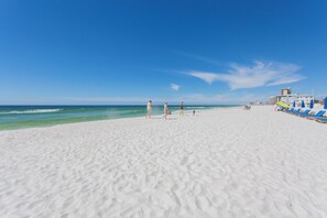 On the beach