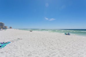 On the beach