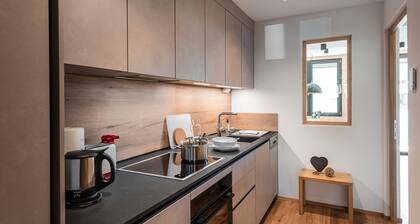 Apartamento 'Chalet Rudla para 2 personas' con vistas a la montaña, jardín comunitario y wifi