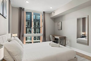 1 bedroom, WiFi, bed sheets - Chic 1BR Luxury Apartment in Philly for 4 Guests (Philadelphia)