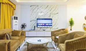 Living room - Luxurious Abuja Apartment With Modern Amenities (Abuja)
