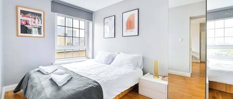 2 makuuhuonetta, silitysrauta/-lauta, Wi-Fi, vuodevaatteet