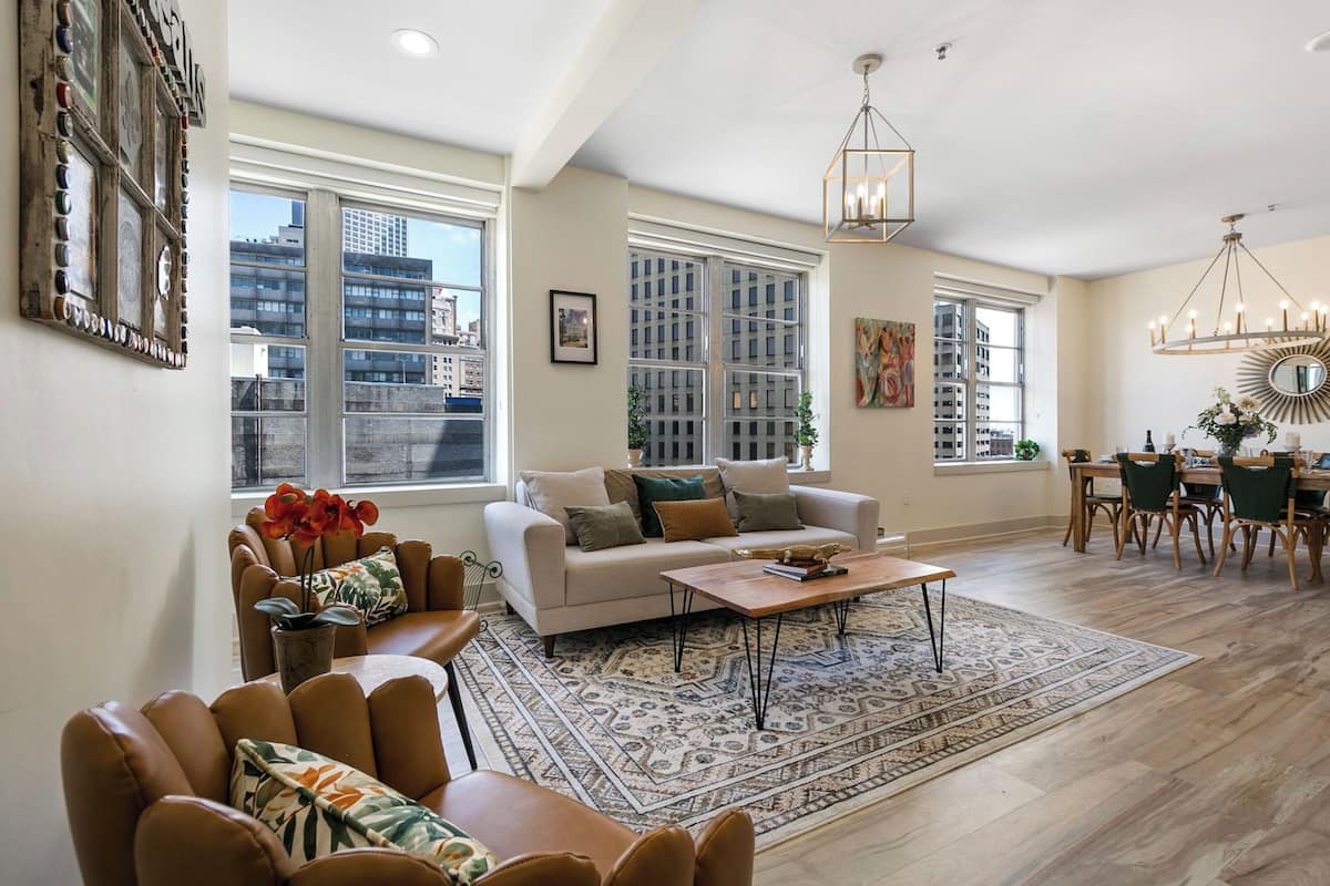 Premier Three Bedroom Residence | Living room
