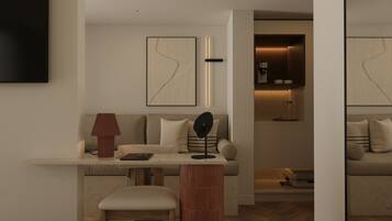 Junior Suite, City View | Minibar, iron/ironing board, free WiFi, bed sheets