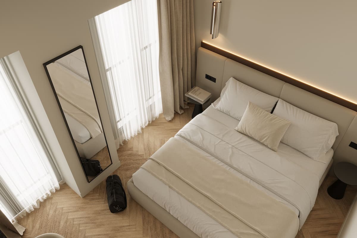 Two Bedroom Suite with City View | Iron/ironing board, free WiFi