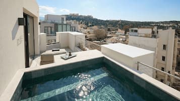Suite Deluxe, vue ville | Piscine privée