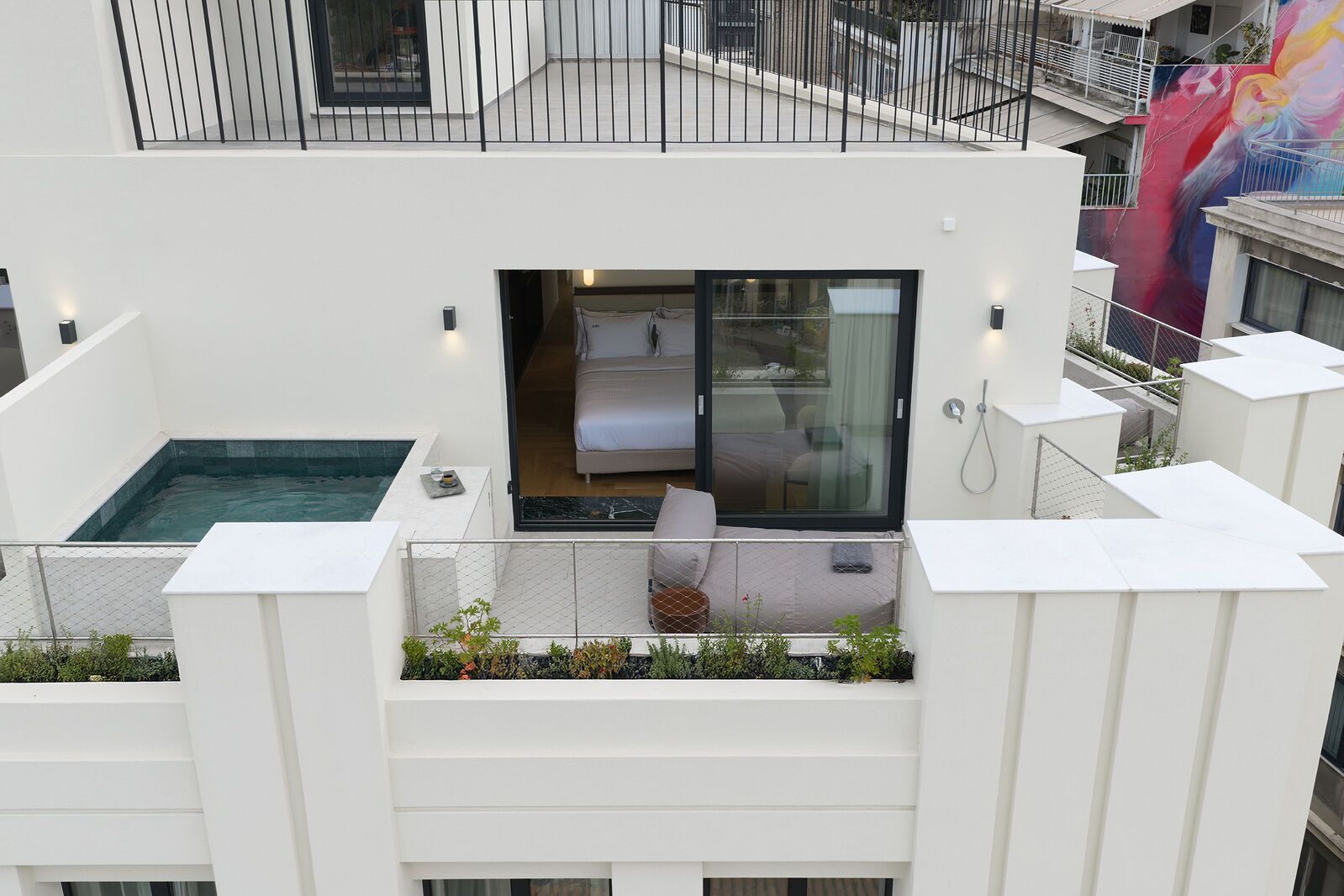 Suite Deluxe, vista a la ciudad | Terraza o patio