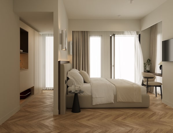 Minibar, iron/ironing board, free WiFi, bed sheets - Bellen Athens Hotel (Athens)