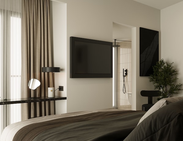 Two Bedroom Suite with City View | Iron/ironing board, free WiFi