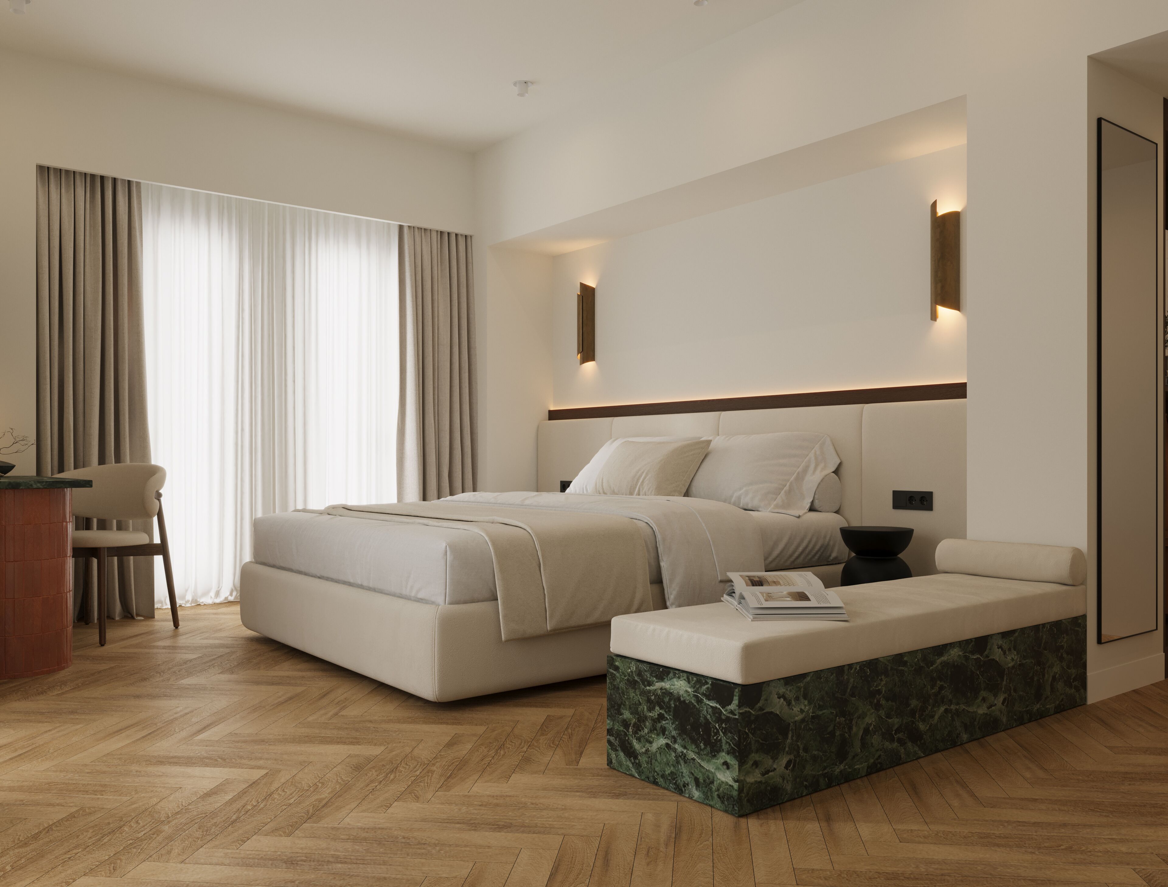 Kahden hengen comfort-huone, kaupunkinäköala | Minibaari, silitysrauta/-lauta, ilmainen Wi-Fi, vuodevaatteet