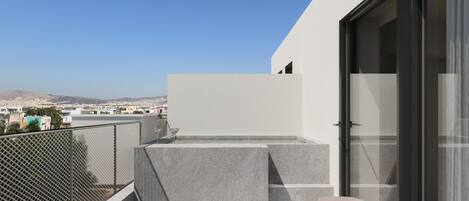 Deluxe suite, uitzicht op stad | Kameruitzicht