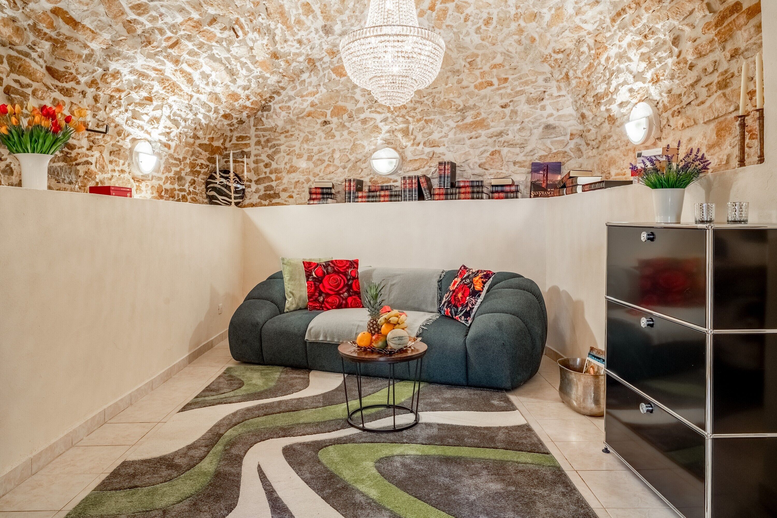 TV, DVD player, stereo