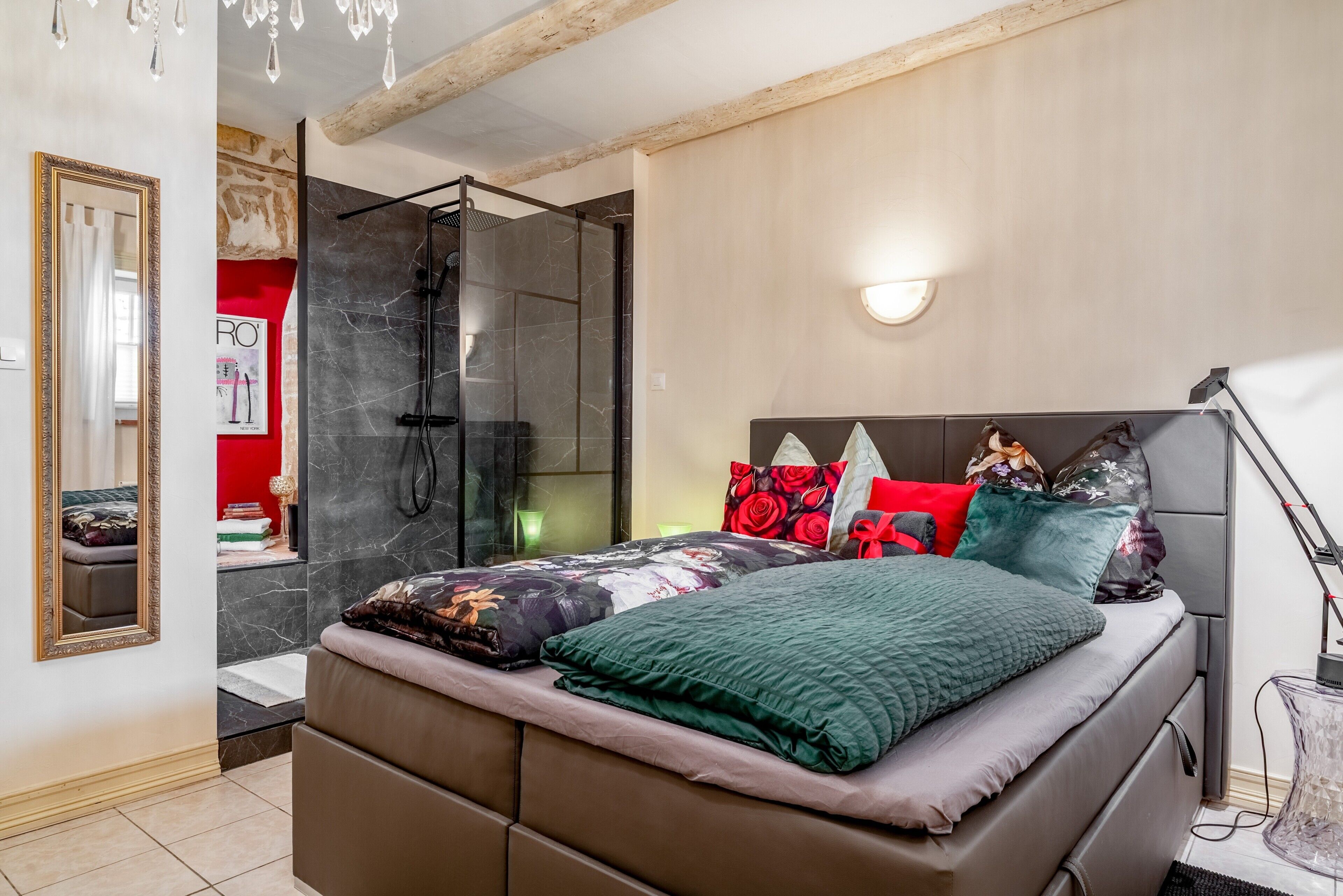 1 室のベッドルーム、アイロン / アイロン台、WiFi、ベッドシーツ