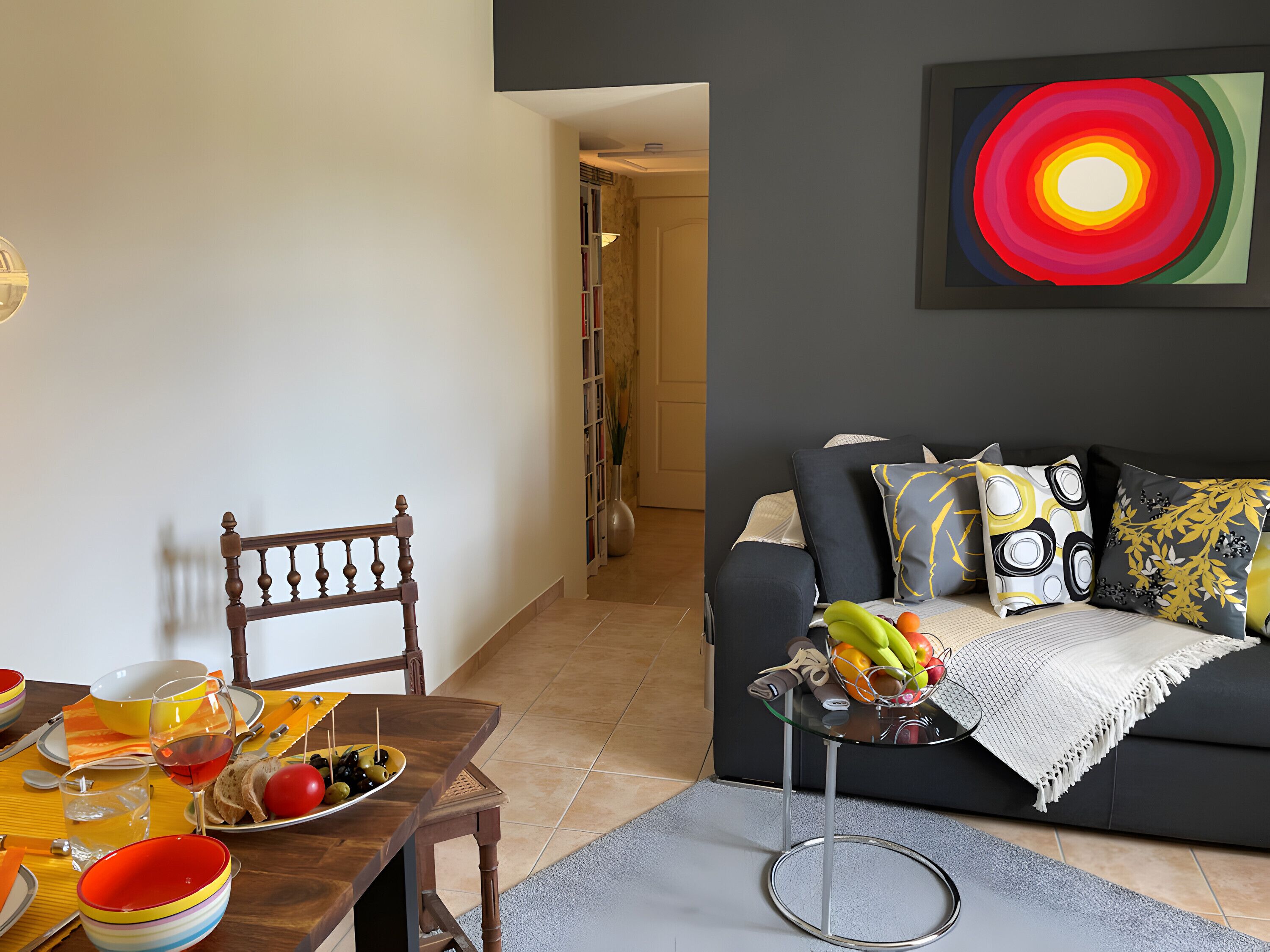 TV, DVD player, stereo