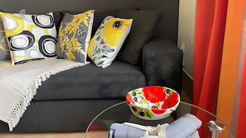 TV, DVD player, stereo