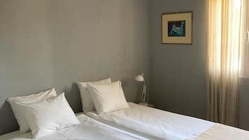2 chambres, fer et planche Ă repasser, Wi-Fi, draps fournis
