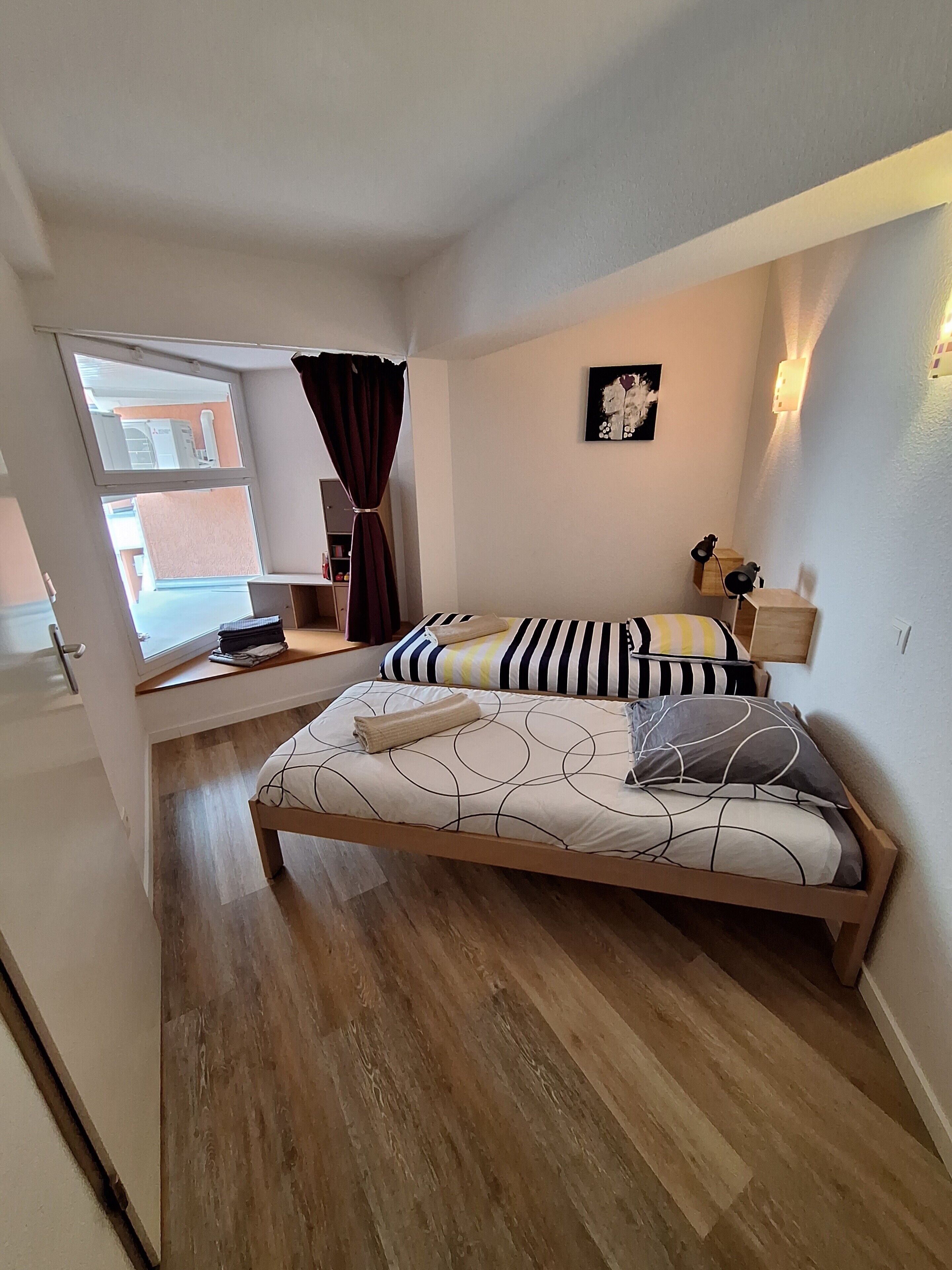 2 slaapkamers, wifi, beddengoed