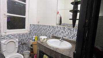 Towels, soap, toilet paper