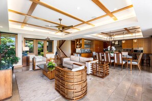 Smart TV - Laule‘a #14 by Gather – Mauna Lani Villa w/ Golf & Mountain Views & Private Pool (Kamuela)