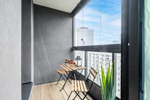 Balcony - Lumina 15th Floor Apartment in Warsaw  (Warsaw)