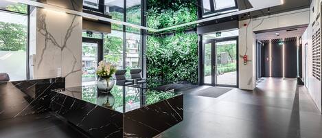 Interior entrance