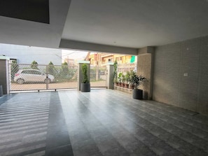 Façana frontal de l'allotjament