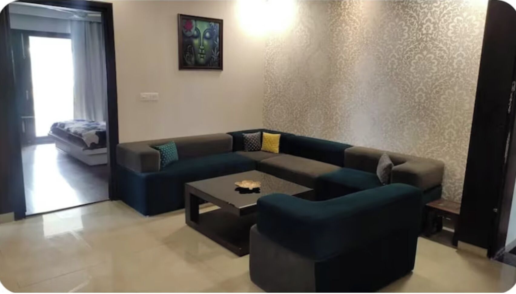 Luxury Apartment, Hill View | Living area