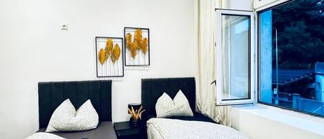 1 soverom og sengetøy