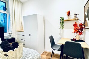 1 makuuhuone, vuodevaatteet