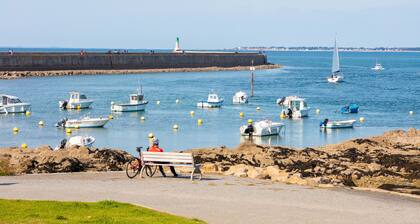 Appartement 'Aiguillon' avec vue sur la mer et climatisation