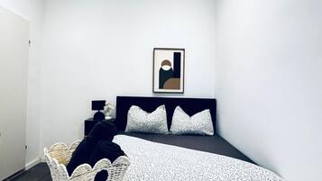 1 habitación y ropa de cama